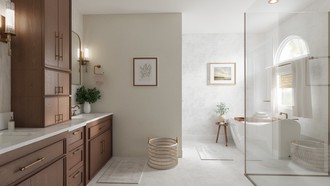 Traditional Charm Bathroom by Havenly Interior Designer Erin