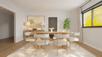 Organic Modern Dining Room by Havenly Interior Designer Sofia