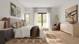 Artful Eclectic Bedroom by Havenly Interior Designer Sofia