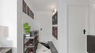 Contemporary Entryway by Havenly Interior Designer Erin