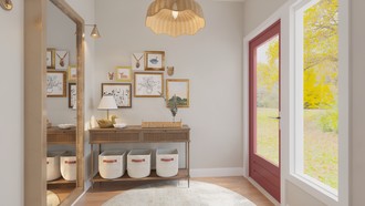 New Classic, Modern Cottage Entryway by Havenly Interior Designer Natalia