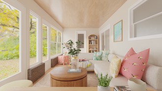 Midcentury Scandi, Classic Coastal Reading Room by Havenly Interior Designer Wan