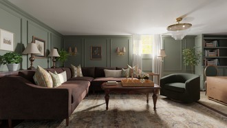 Traditional Charm Living Room by Havenly Interior Designer Sofia