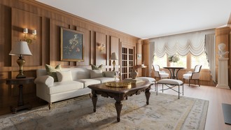 Traditional, Library, Vintage, Traditional Charm Living Room by Havenly Interior Designer Sofia