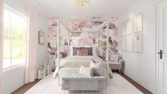 Classic, Glam, Preppy, New Classic Bedroom by Havenly Interior Designer Rachel