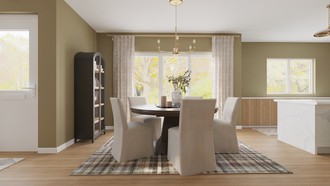 Transitional Dining Room by Havenly Interior Designer Spencer