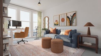 Contemporary, Midcentury Modern Dining Room by Havenly Interior Designer Lara
