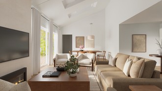 Contemporary Living Room by Havenly Interior Designer Lara