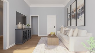Classic, Organic Modern, Warm Transitional, New Classic Living Room by Havenly Interior Designer Rachel