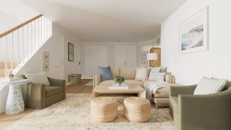 Classic Coastal, Modern Cottage Playroom by Havenly Interior Designer Erin