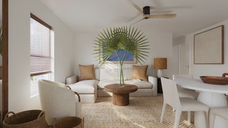 Modern, Coastal Living Room by Havenly Interior Designer Yarin