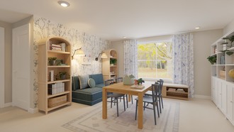 Modern Reading Room by Havenly Interior Designer Marcela