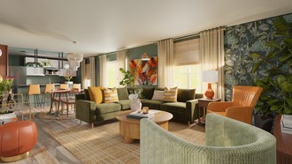 Eclectic, Artful Eclectic Living Room by Havenly Interior Designer Julia