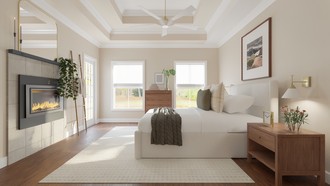 Modern, Transitional, Inspired Modern, Organic Modern, California Cool Bedroom by Havenly Interior Designer Emerie
