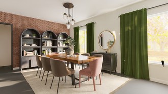 Inspired Modern, Warm Transitional Living Room by Havenly Interior Designer Wan