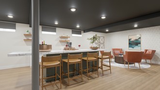 Midcentury Modern Reading Room by Havenly Interior Designer Valeria