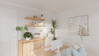 Modern, Coastal, California Cool, Warm Transitional, Classic Coastal Office by Havenly Interior Designer Danie
