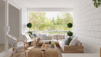 Coastal, Traditional Charm Outdoor Space by Havenly Interior Designer Valeria