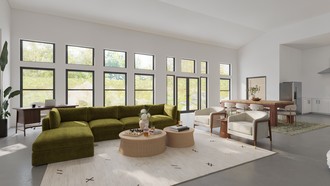 Organic Modern Living Room by Havenly Interior Designer Valeria