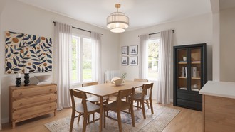 Classic Contemporary Dining Room by Havenly Interior Designer Marcela