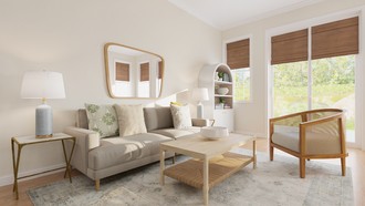 Contemporary, Classic, Coastal, Transitional, Classic Contemporary, Classic Coastal, Traditional Charm Living Room by Havenly Interior Designer Kristen