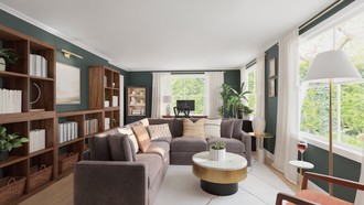 Midcentury Modern Living Room by Havenly Interior Designer Marcela
