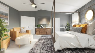 Modern, Classic, Contemporary Luxe, Organic Modern, Warm Transitional Bedroom by Havenly Interior Designer Rachel