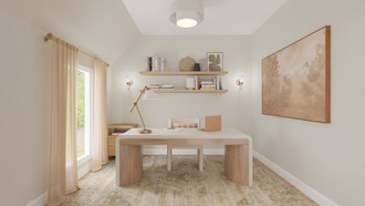Transitional Office by Havenly Interior Designer Martha