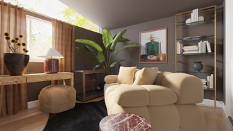 Modern Reading Room by Havenly Interior Designer Yarin