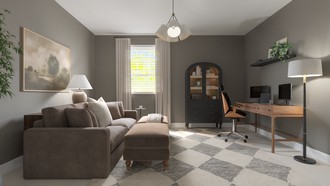 Contemporary Office by Havenly Interior Designer Jacqueline