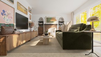 Modern, Classic, Vintage, Modern Cottage, Traditional Charm Living Room by Havenly Interior Designer Emerie