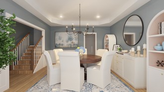 Classic, Coastal, Classic Coastal, New Classic Dining Room by Havenly Interior Designer Rachel