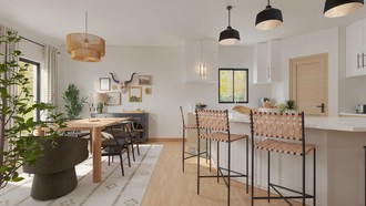 Midcentury Scandi, New Classic Dining Room by Havenly Interior Designer Natalia