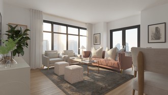 Contemporary, Modern, Inspired Modern, Parisian Modern, Contemporary Luxe, New Classic, Traditional Charm Living Room by Havenly Interior Designer Danie