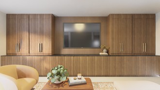 Parisian Modern, Warm Transitional Living Room by Havenly Interior Designer Valeria