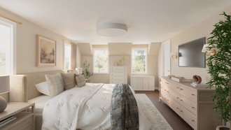 Classic, Transitional, Scandinavian, California Cool, Warm Transitional, Classic Coastal, New Classic, Traditional Charm Bedroom by Havenly Interior Designer Danie