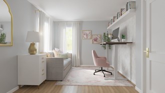 Classic, Glam, New Classic Office by Havenly Interior Designer Rachel