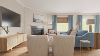 Contemporary, Transitional Living Room by Havenly Interior Designer Jacqueline