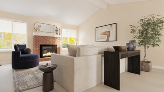 Classic, Organic Modern Living Room by Havenly Interior Designer Estefania