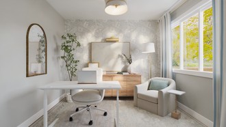Organic Modern, California Cool Office by Havenly Interior Designer Natalia