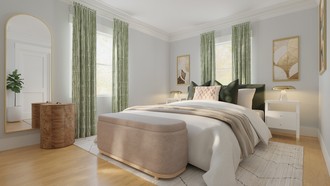 Modern, Contemporary Luxe Bedroom by Havenly Interior Designer Sofia