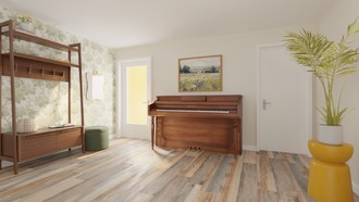 Warm Transitional, Modern Cottage Living Room by Havenly Interior Designer Wan