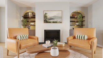 Inspired Modern, Organic Modern Living Room by Havenly Interior Designer Valeria