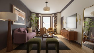 Organic Modern Living Room by Havenly Interior Designer Paola