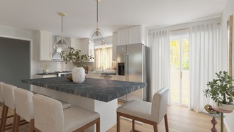 Parisian Modern, Artful Eclectic Kitchen by Havenly Interior Designer Wan