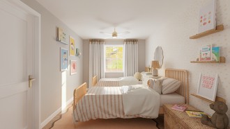 Inspired Modern, Traditional Charm Bedroom by Havenly Interior Designer Valeria