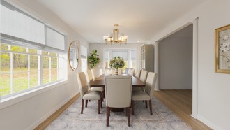 Traditional, California Cool, Classic Coastal, Traditional Charm Dining Room by Havenly Interior Designer Rachel