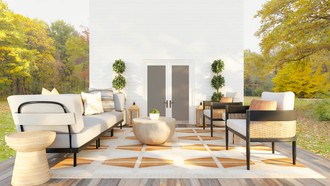 Midcentury Scandi, Organic Modern Outdoor Space by Havenly Interior Designer Candice