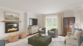 Modern, Classic, Traditional Living Room by Havenly Interior Designer Megan