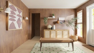 Midcentury Modern Entryway by Havenly Interior Designer Valeria